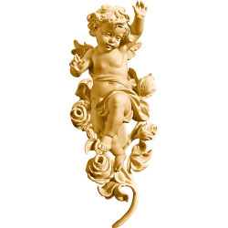 Ángel Bergland izquierdo con rosas